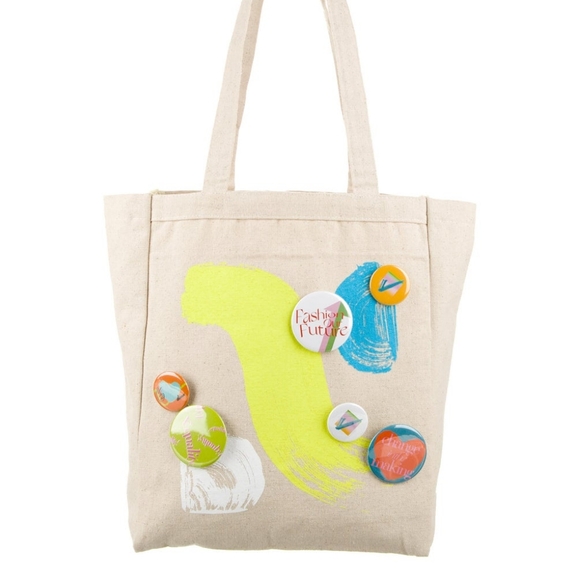 Tanya Taylor "Right to Tote" Buttons Only - Picture 2 of 3